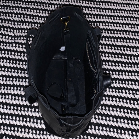 Madewell Large Leather Tote - Picture 2 of 3